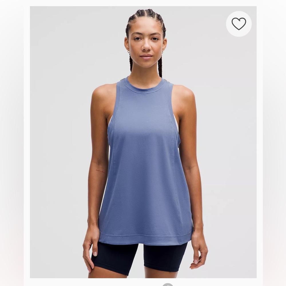 Lululemon Light Blue Sleeveless Workout Top- S